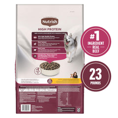 Nutrish granulado en plato para visualizar tamaño de croqueta y atractivo