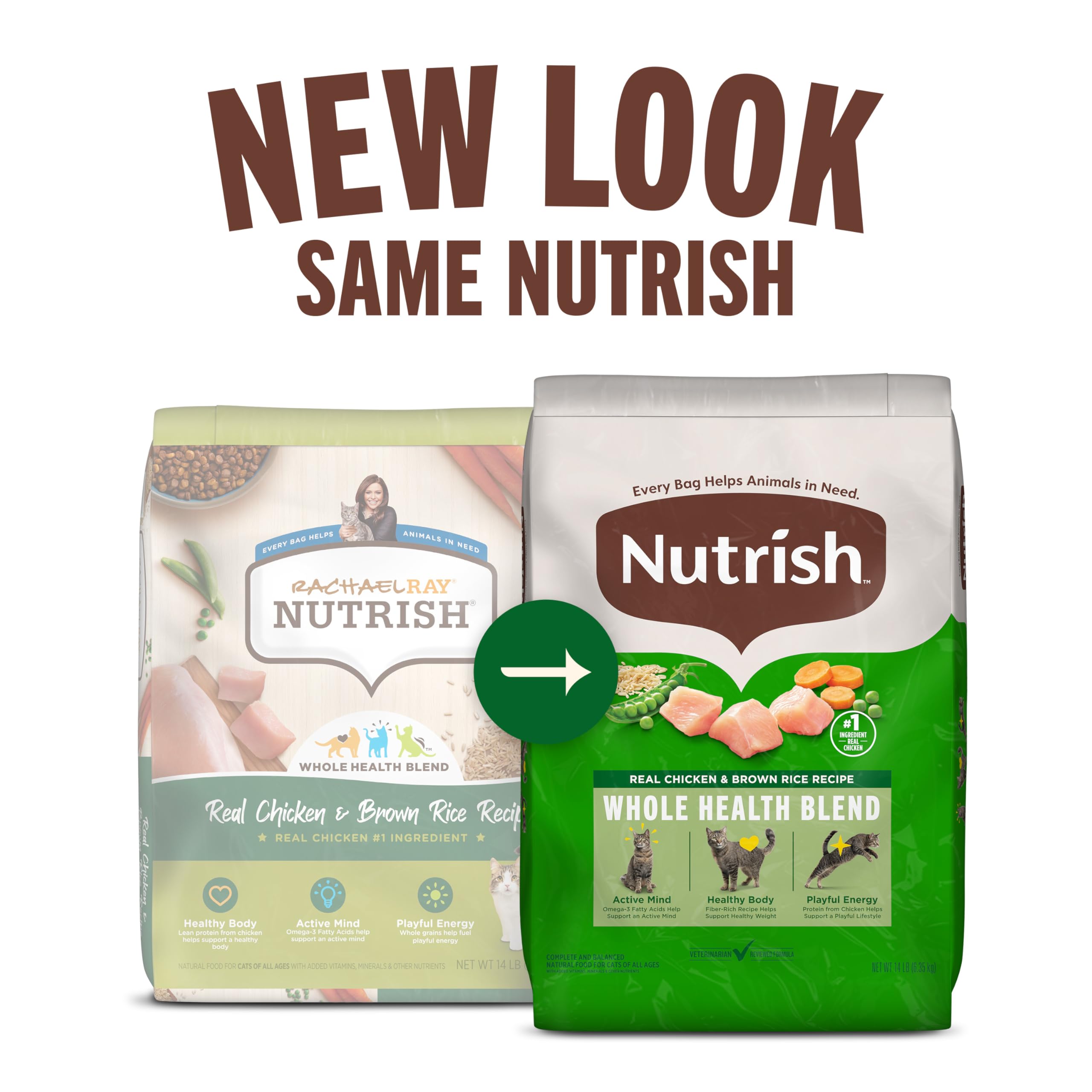 Nutrish detalle de croqueta para visualizar forma y textura saludable