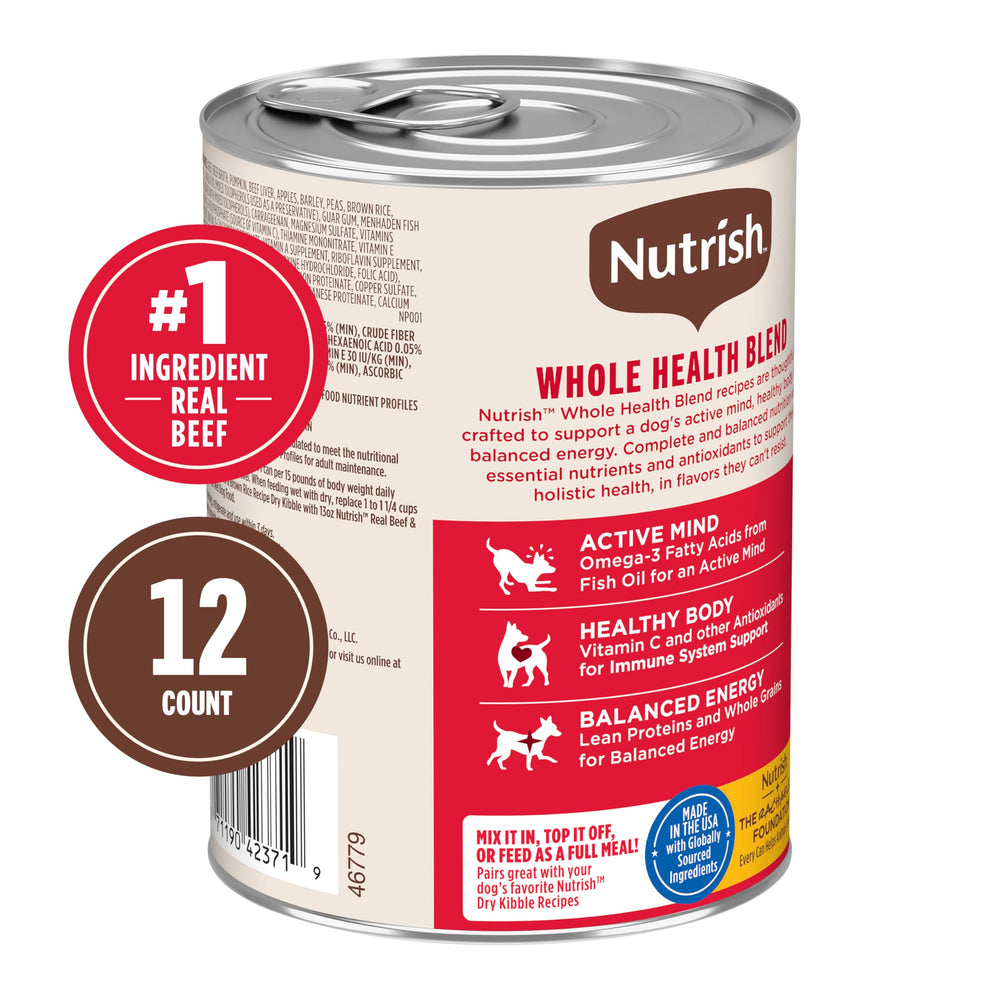 Nutrish primer plano de la textura paté, fácil de servir y digerir