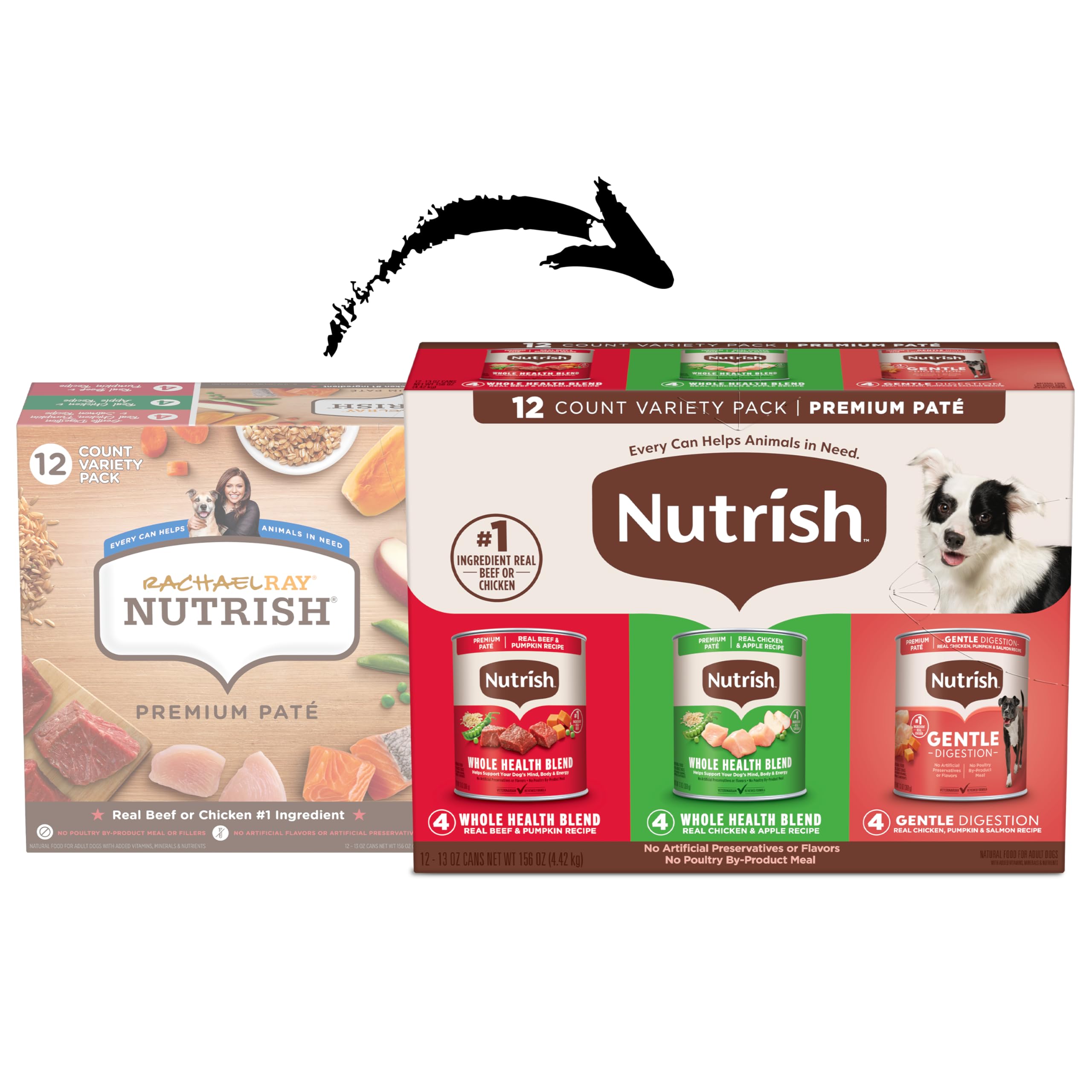 Nutrish textura de paté en primer plano mostrando suavidad y apetito