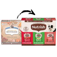 Nutrish textura de paté en primer plano mostrando suavidad y apetito