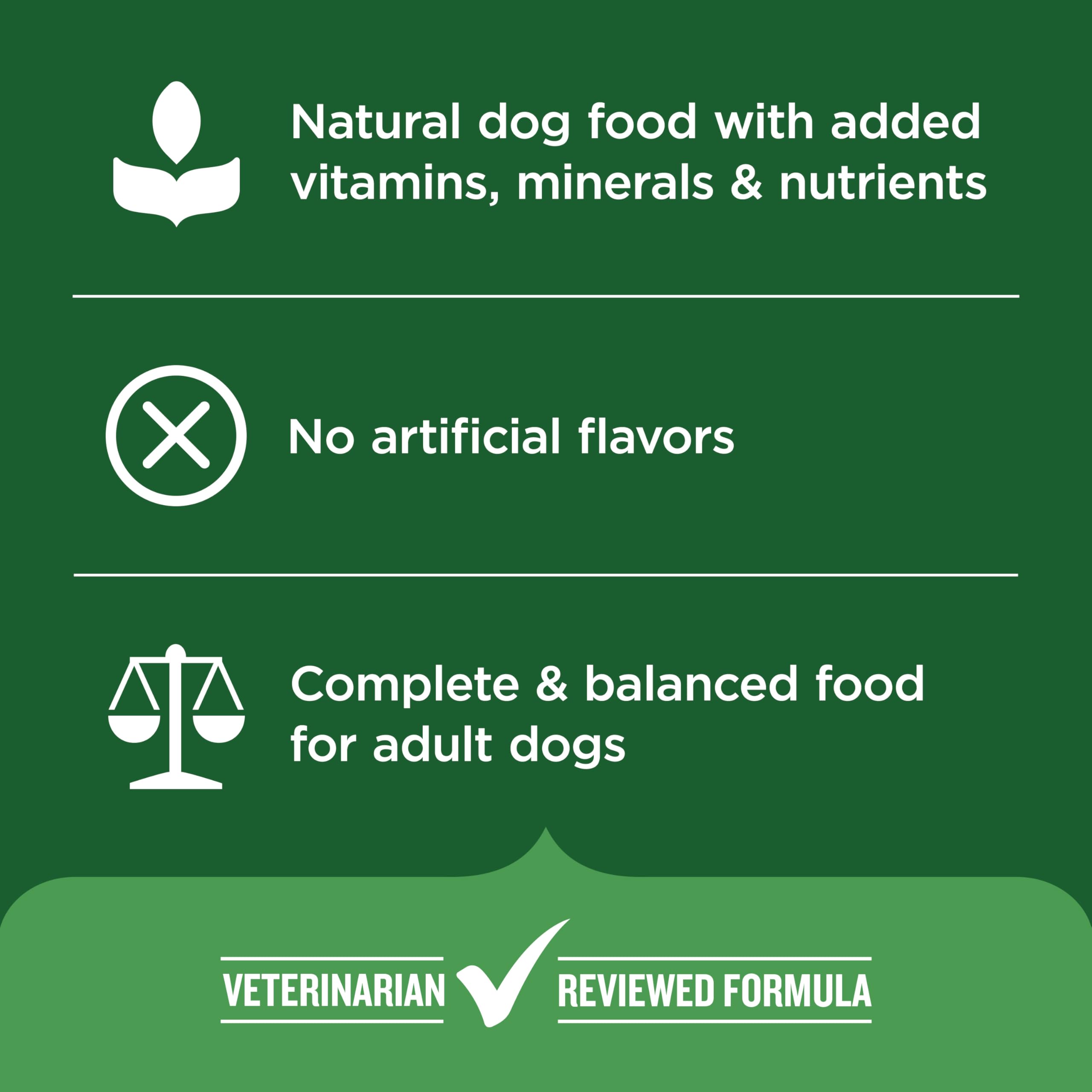 Nutrish porción en mano para comparar tamaño y guiar raciones