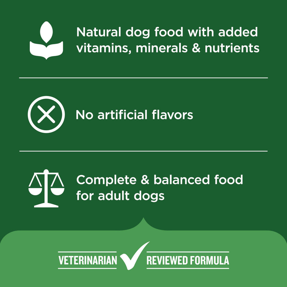 Nutrish porción en mano para comparar tamaño y guiar raciones