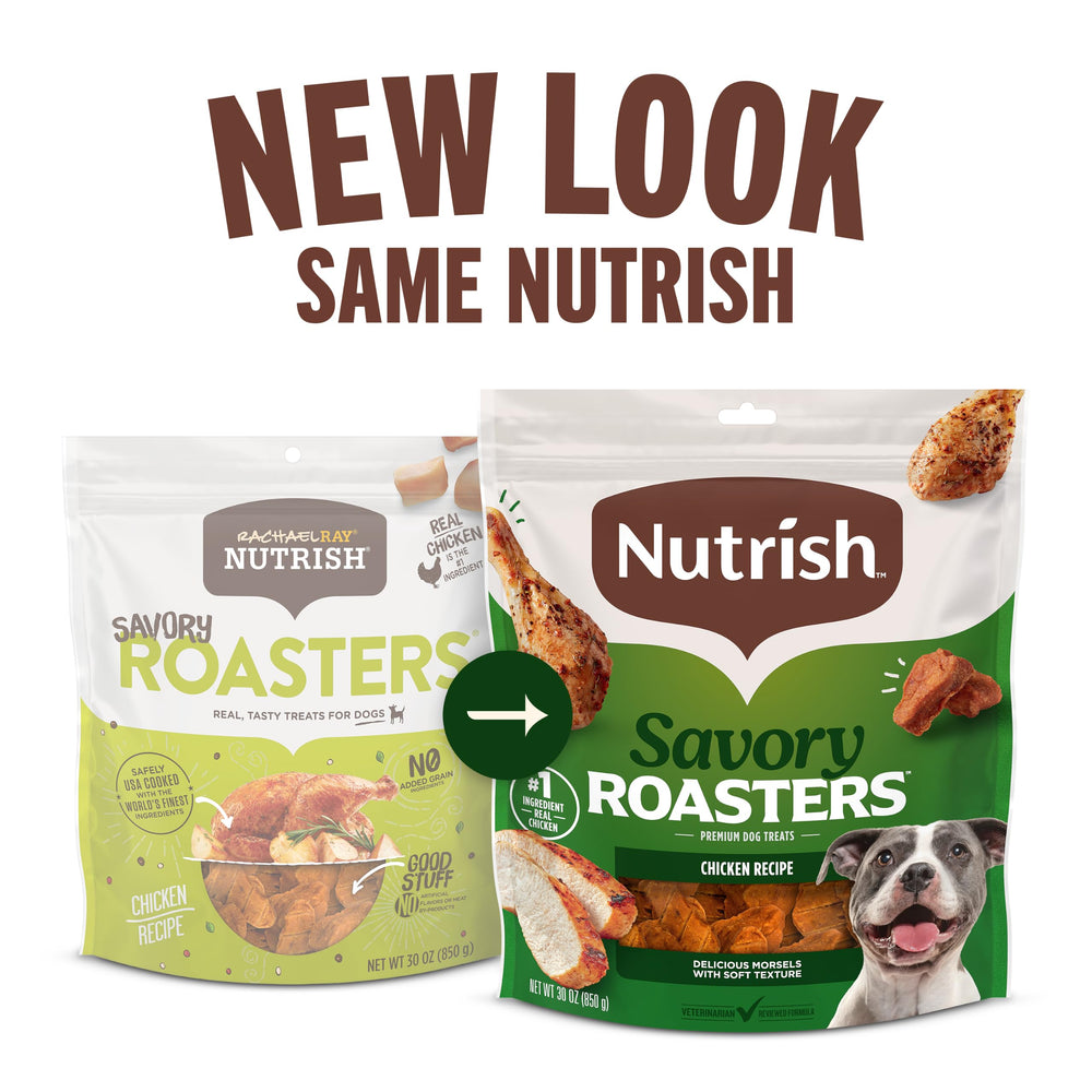 Nutrish primer plano de textura blanda que facilita partir las galletas