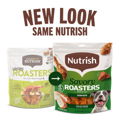 Nutrish primer plano de textura blanda que facilita partir las galletas