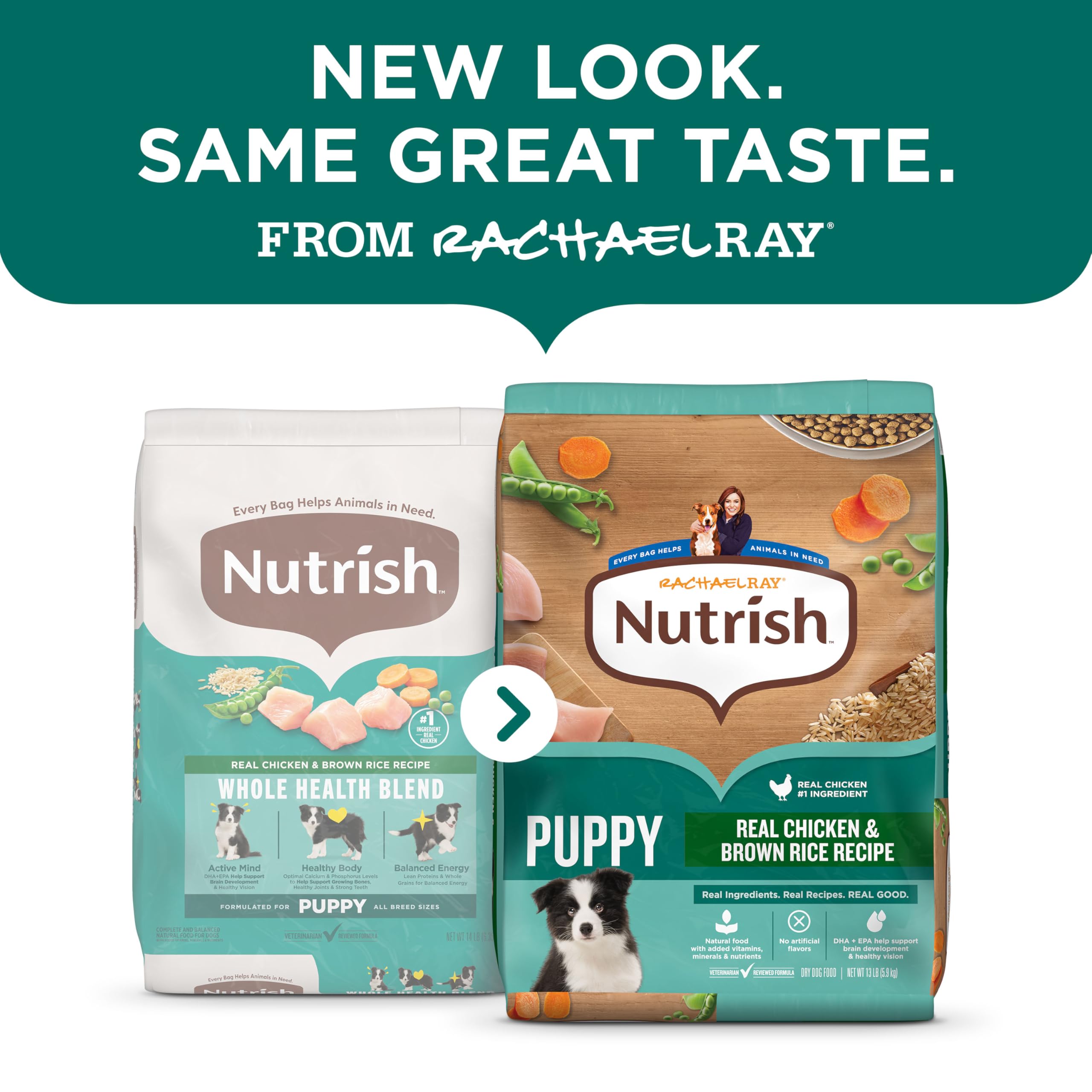 Nutrish textura de croqueta cercana para apreciar forma y calidad