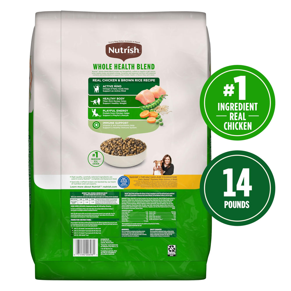 Nutrish textura de croquetas y ingredientes para apreciar calidad