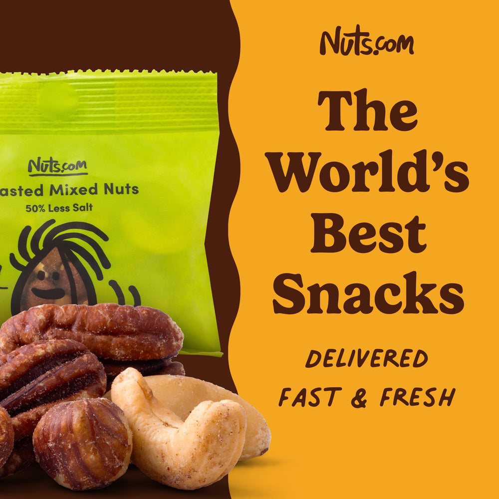 Nuts.com bol de ensalada con nueces deluxe, añade crujiente y nutrientes