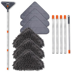 NWGOF mopa frontal del kit mostrando mango y cabeza, limpieza eficiente