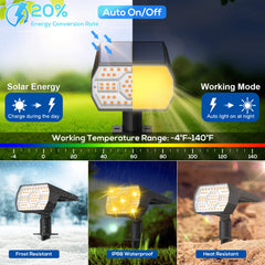NYMPHY luz solar montada en pared iluminando entrada con elegancia