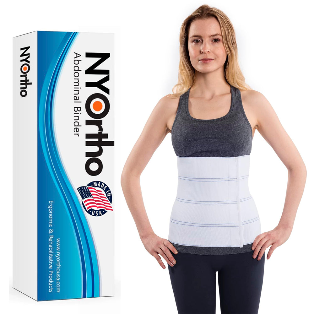 NYOrtho vista frontal de la faja abdominal con soporte estable