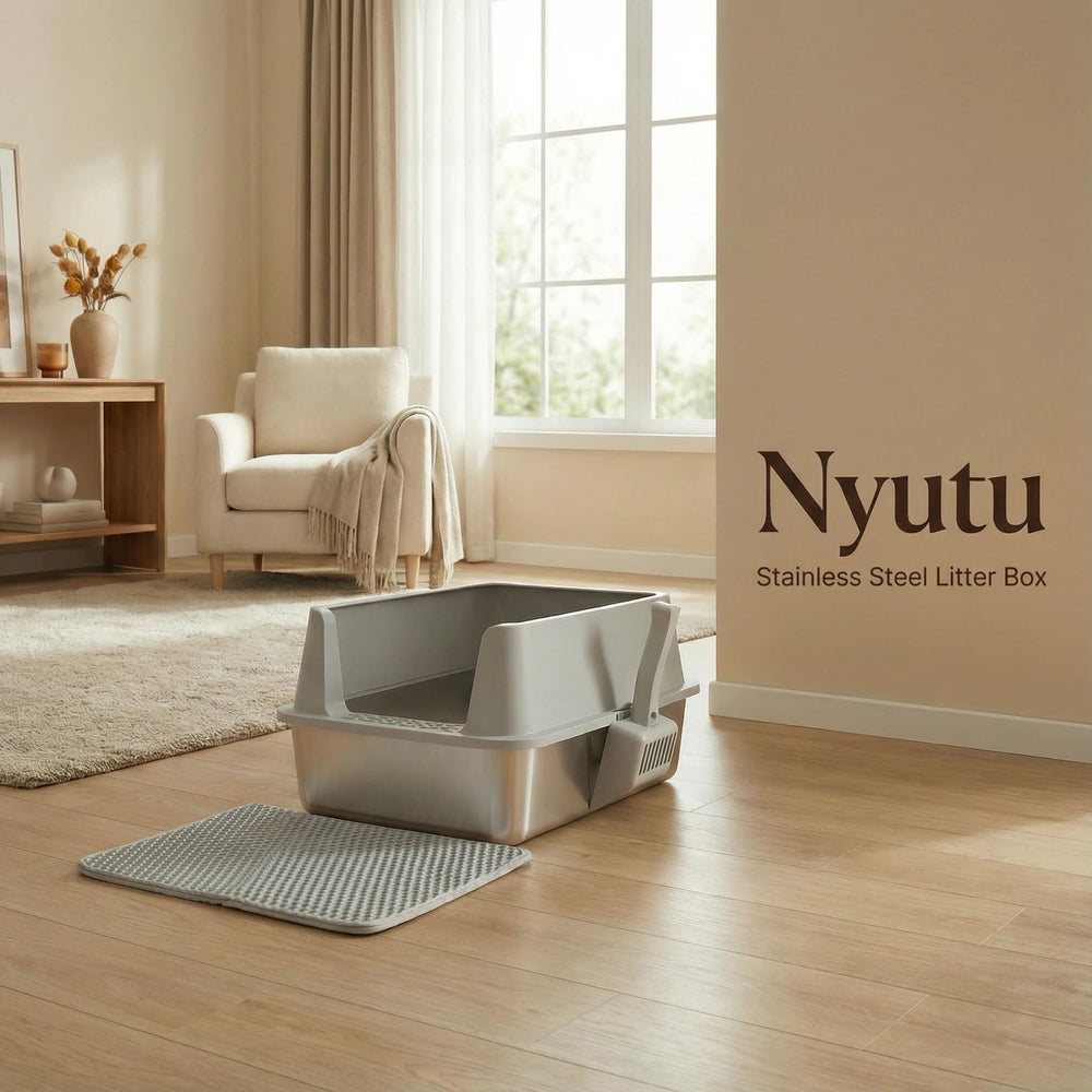 Nyutu caja integrada en mueble mostrando estética y discreción