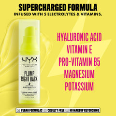 NYX primer textura en primer plano que muestra hidratación ligera