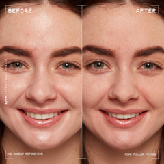 NYX Pore Filler etiqueta con ingredientes clave y beneficios visibles