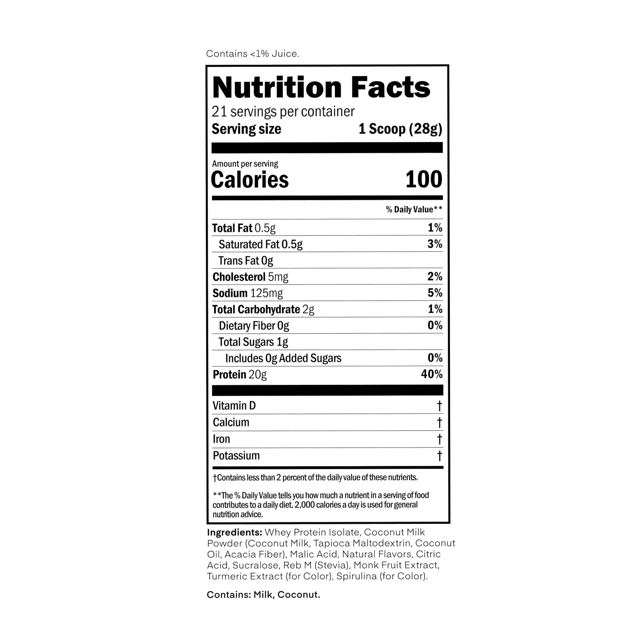 OATH NUTRITION primer plano del polvo claro para apreciar su textura fina