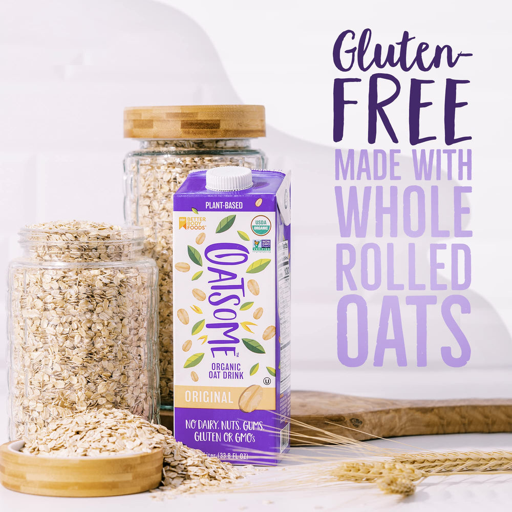 Oatsome label and nutrition panel showing organic ingredient clarity