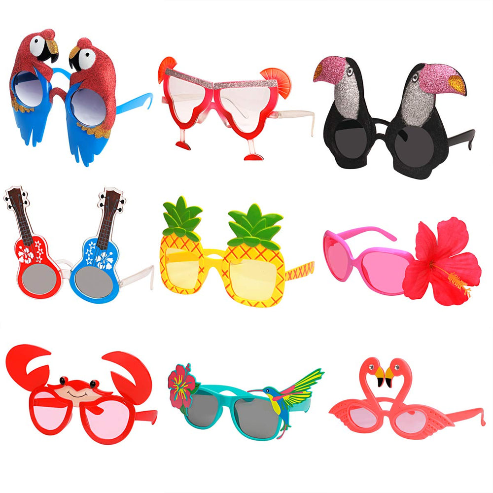 Ocean Line gafas vista frontal mostrando diseños tropicales y diversión