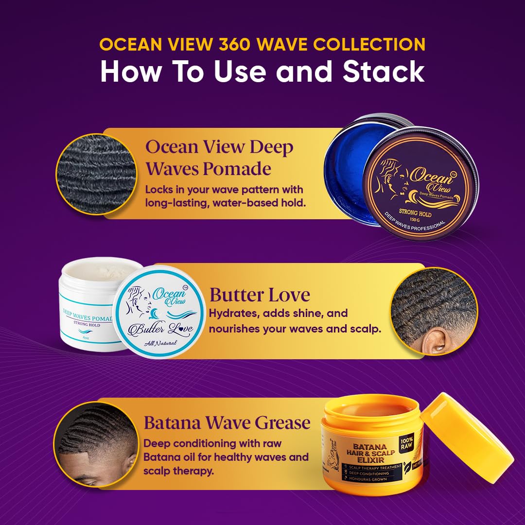 OCEAN VIEW DEEP WAVES frasco en mano para comparar tamaño y portabilidad