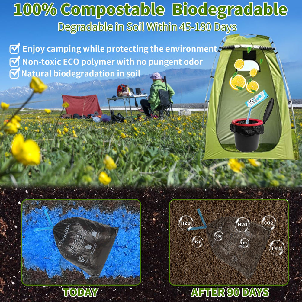 oceanengine bolsa junto a botella para comparar tamaño y capacidad práctica
