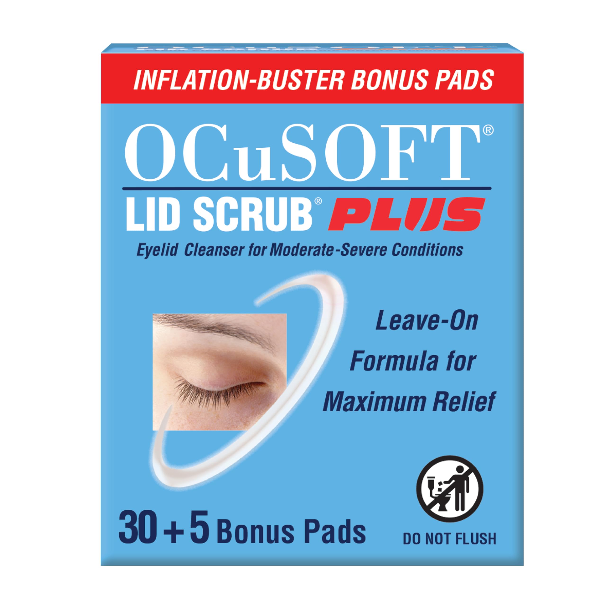 OCuSOFT frente del empaque con toallitas y conveniencia