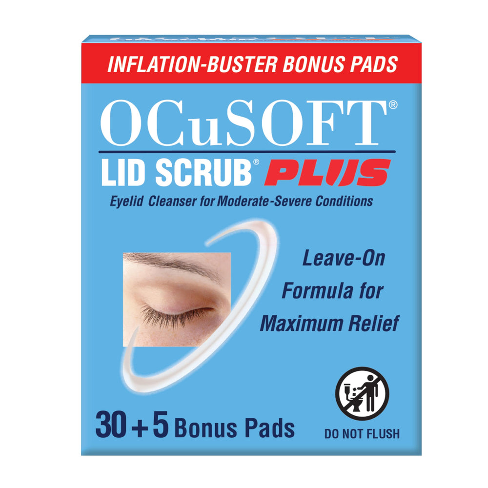 OCuSOFT frente del empaque con toallitas y conveniencia