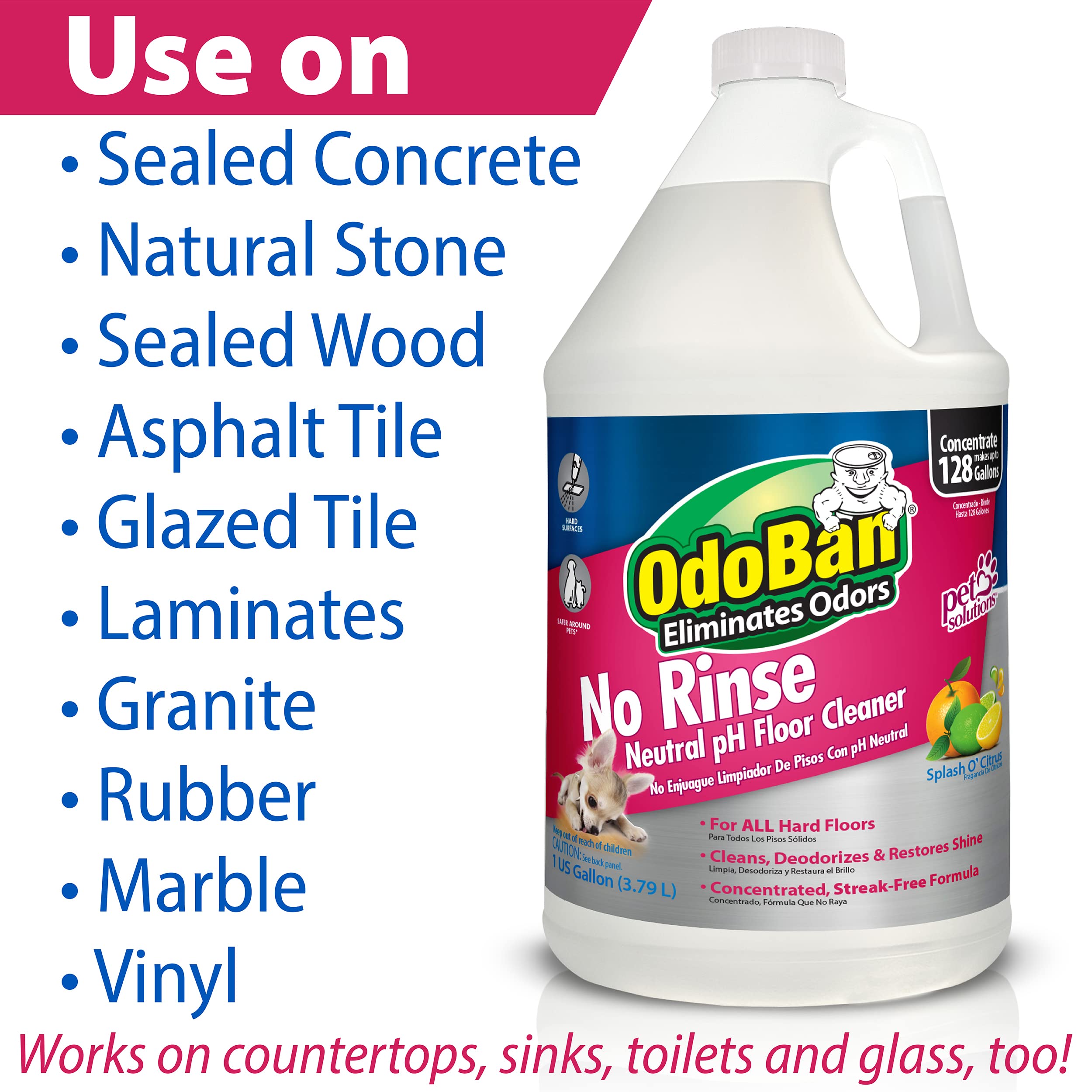 OdoBan spray aplicado en tapicería eliminando manchas y olores