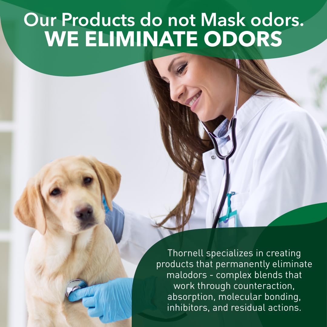 Odorcide being applied in a kennel to neutralize persistent pet odors