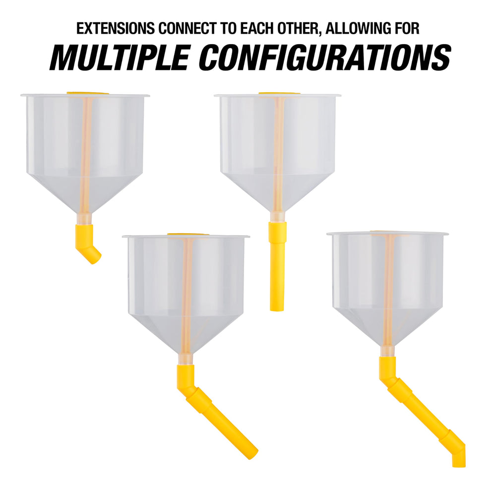 OEMTOOLS 5-inch extension detail enabling extended reach for fills