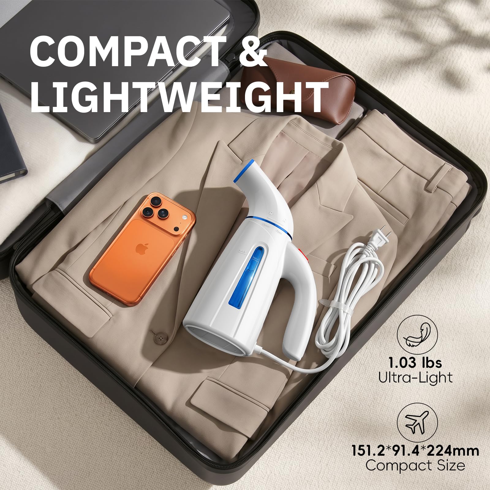OGHom tanque de 240 ml abierto con capacidad visible para vaporizado prolongado