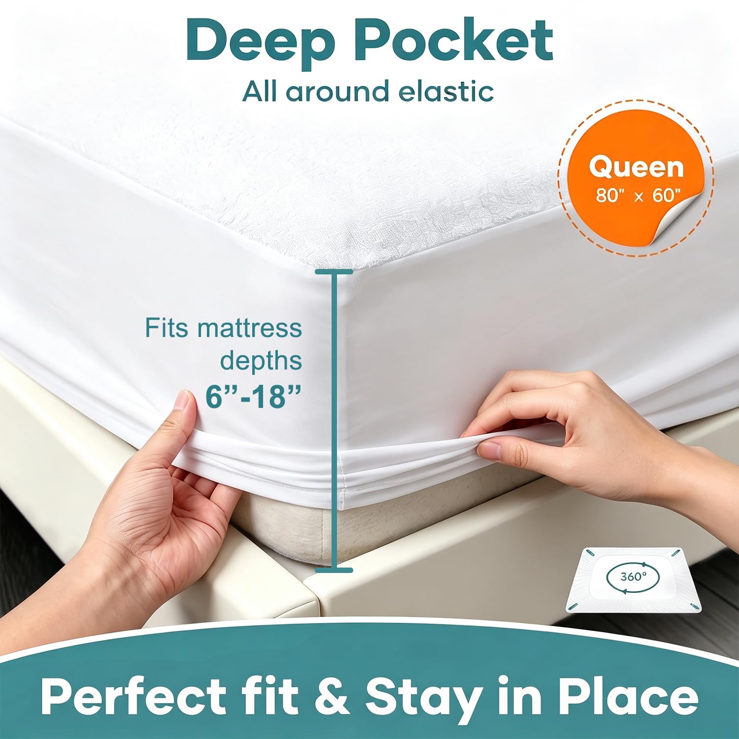 OhGeni corte interior mostrando la membrana impermeable que impide filtraciones