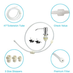 OHiHi instalado con botella bajo fregadero, reduce frecuencia de recarga