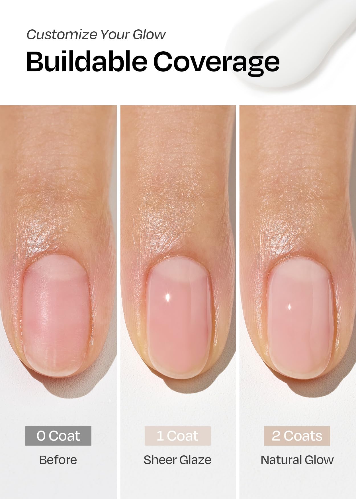 ohora uñas antes y después destacando reparación estética y unión de capas