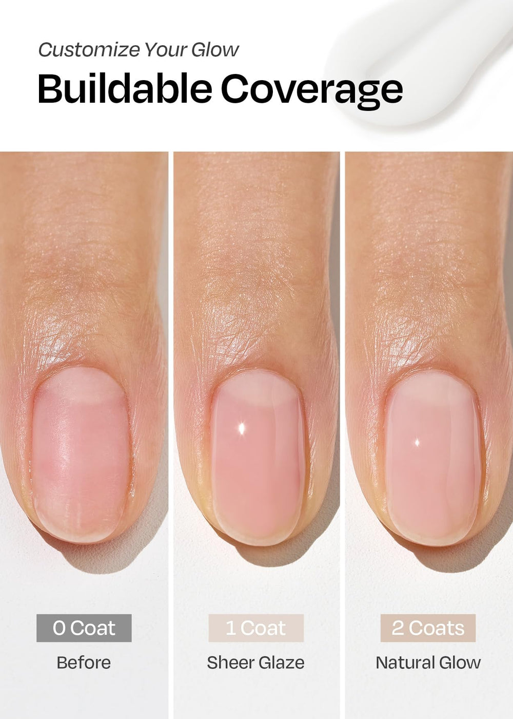 ohora uñas antes y después destacando reparación estética y unión de capas