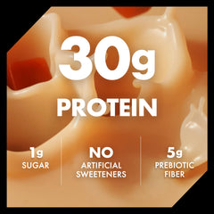 Oikos etiqueta nutricional enfocada en proteína y fibra prebiótica
