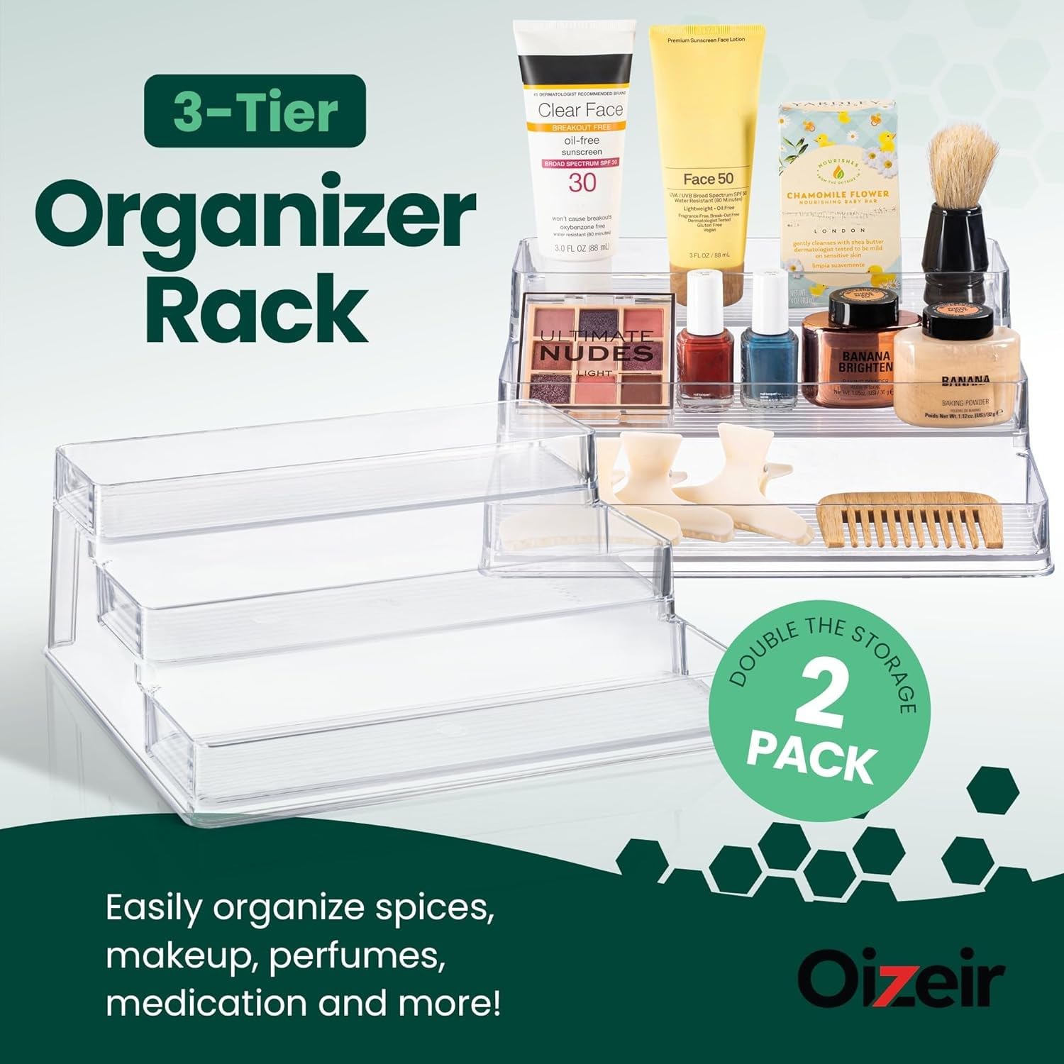 Oizeir detalle del acrílico transparente resistente y sin brillo