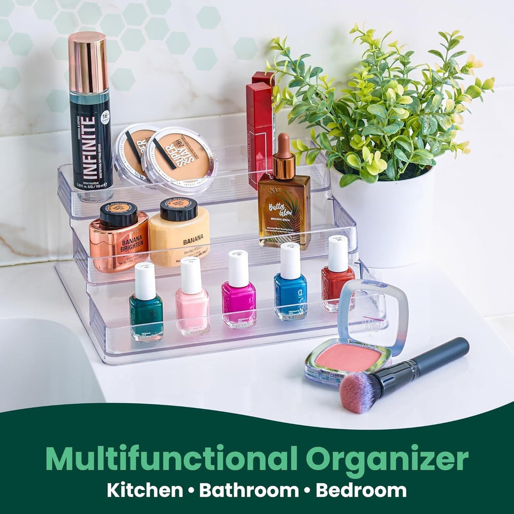 Oizeir repisas llenas de especias con borde que evita derrames