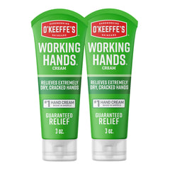 O'Keeffe's tubo frente mostrando diseño y tamaño práctico