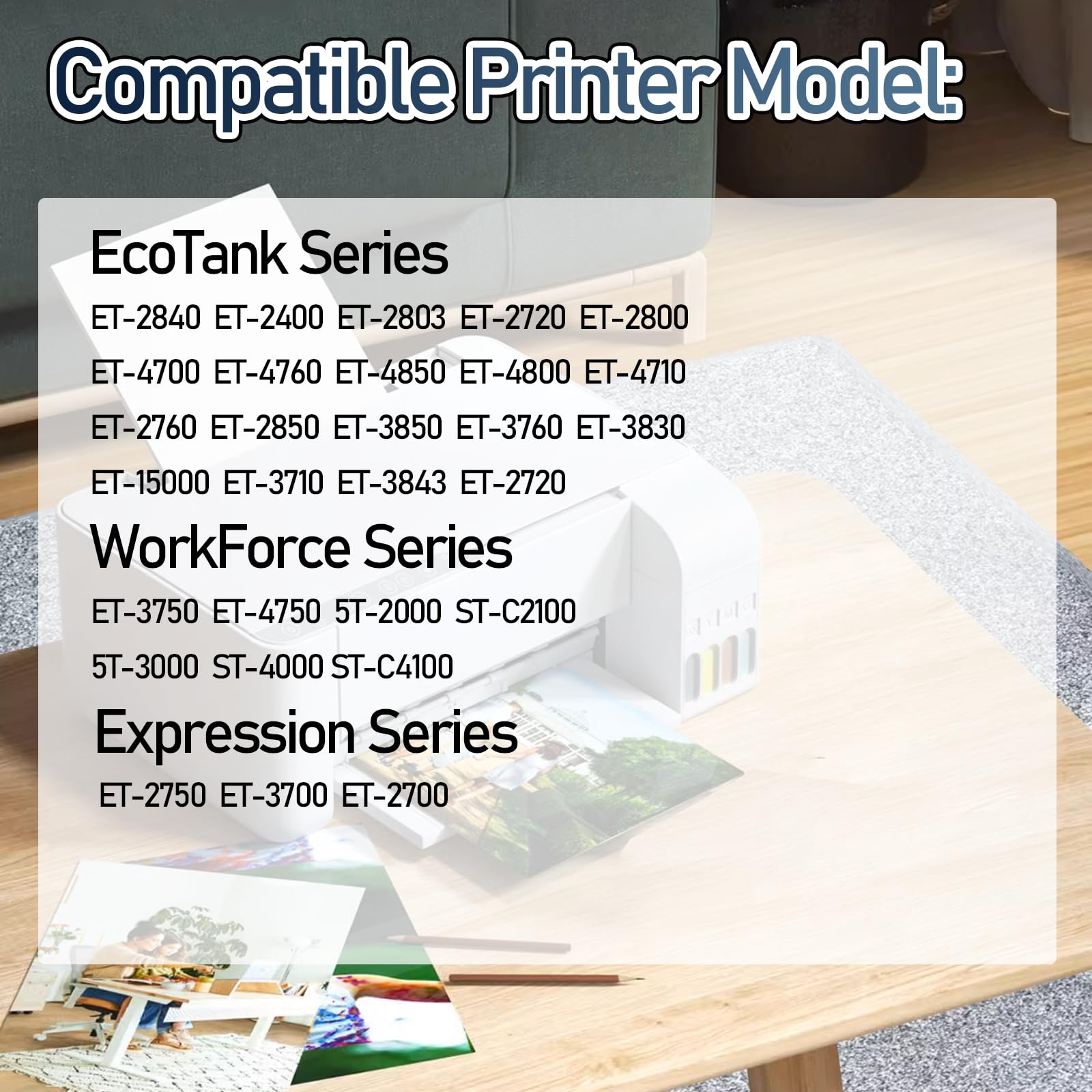OKGO!INK primer plano de etiqueta 522 mostrando información de color y seguridad
