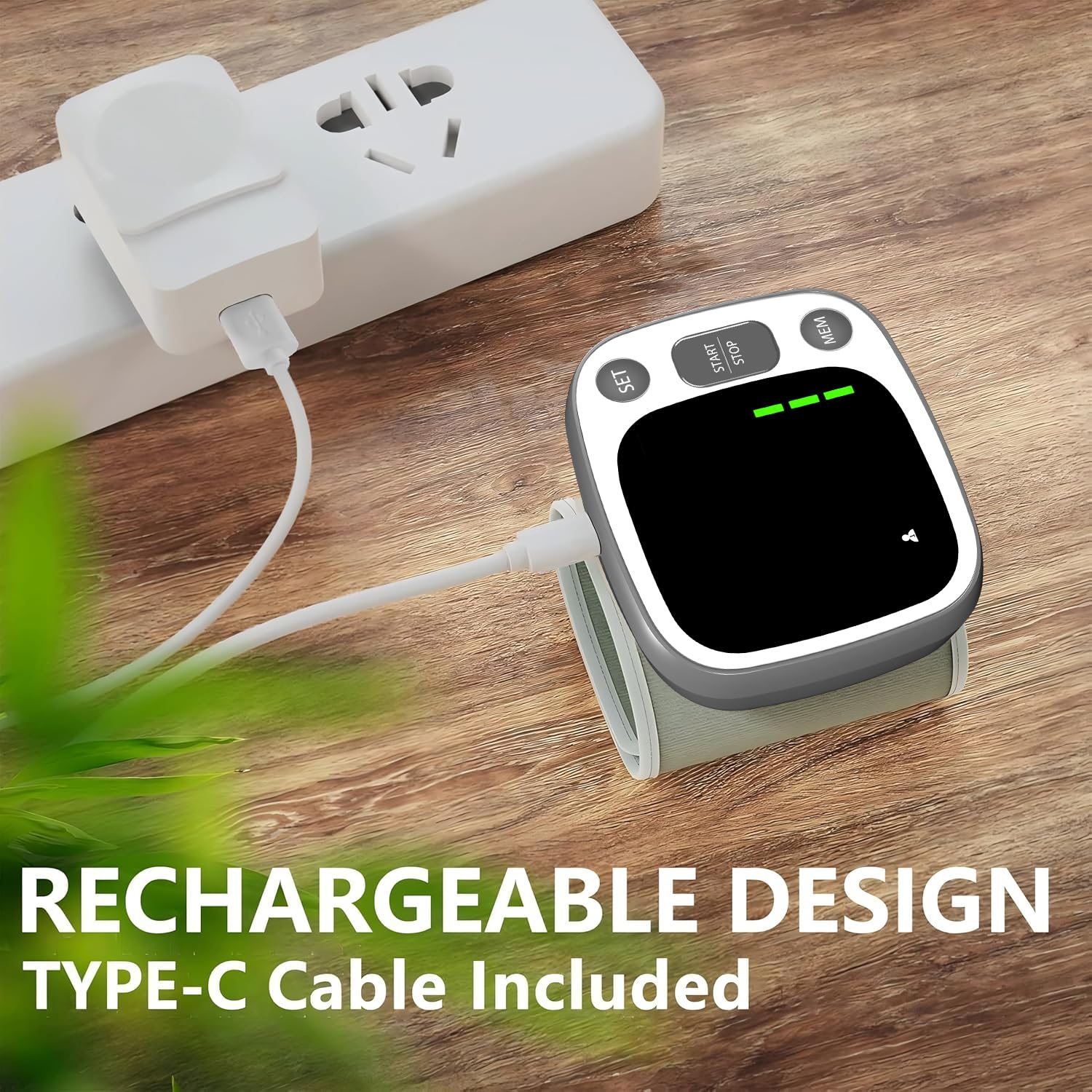 Oklar cable Type-C para carga rápida y batería recargable sin pilas