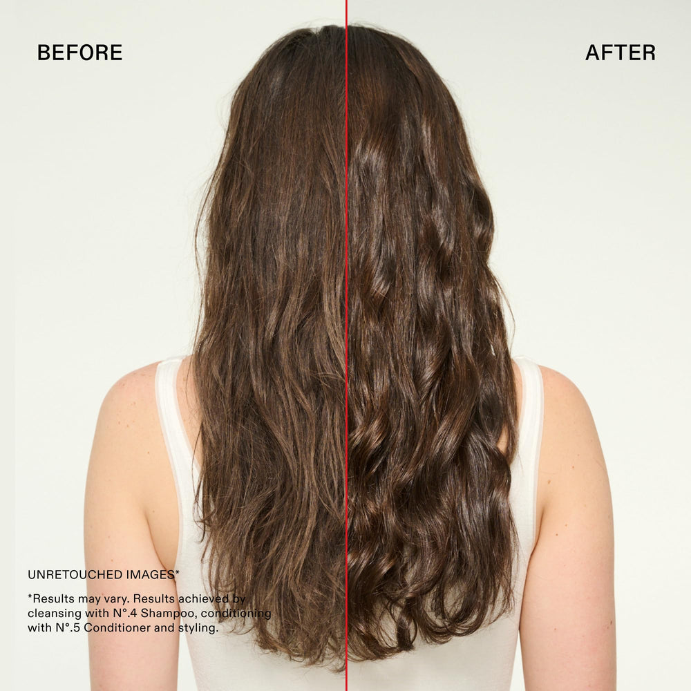 Olaplex N°.4 etiqueta con lista de ingredientes destacados y seguridad