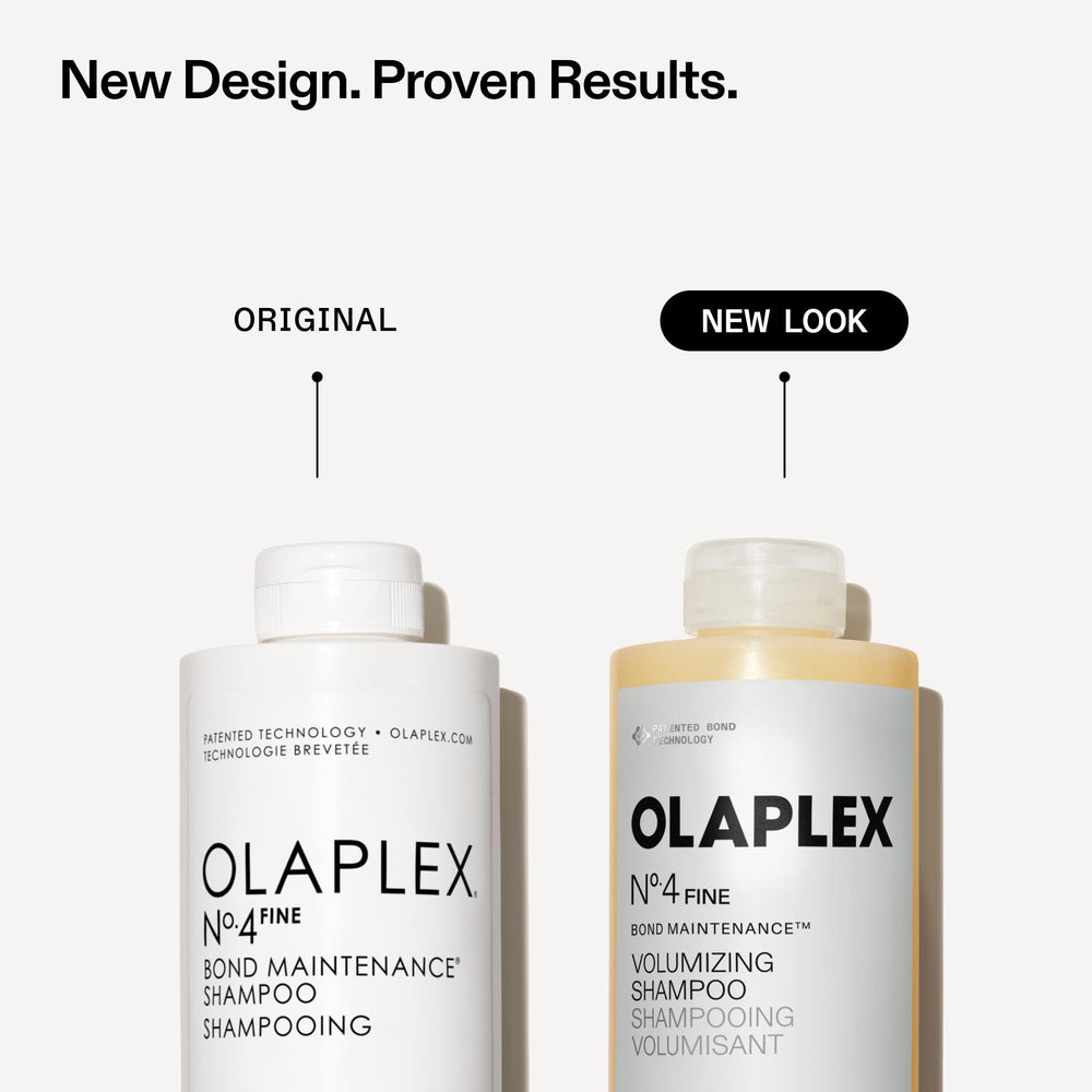 Olaplex etiqueta trasera con ingredientes y beneficios visibles