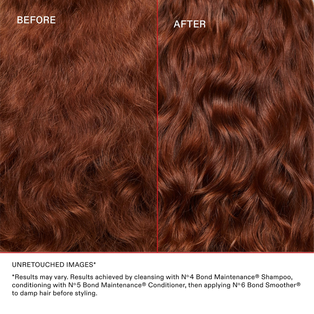 Olaplex envase junto a cepillo y secador para preparación del estilo