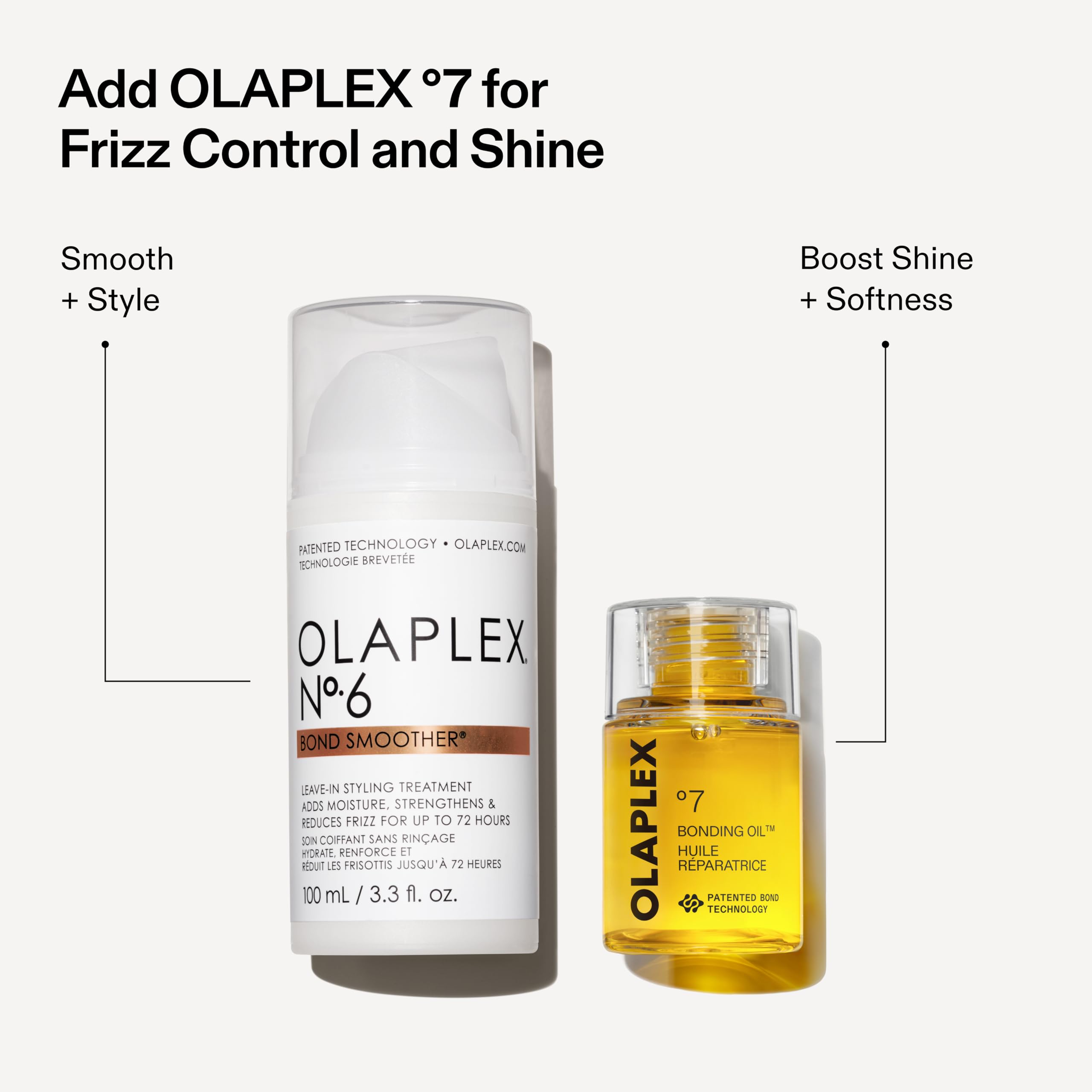 Olaplex puntas brillantes tras uso mostrando suavidad y brillo