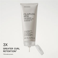 Olaplex N°.10 textura del gel mostrando consistencia y deslizamiento