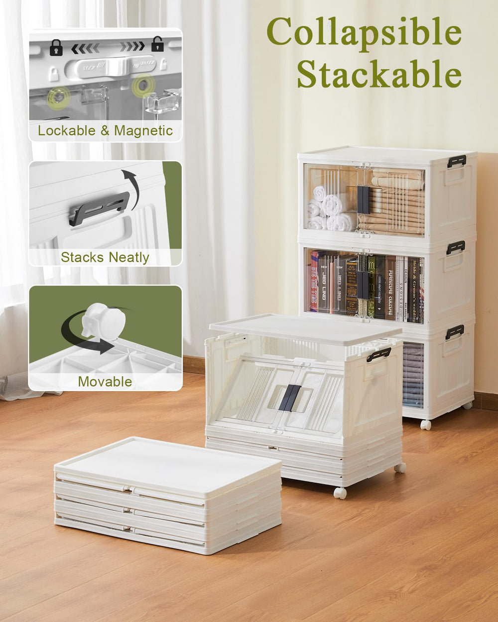 OlarHike caja plegada junto a regla para comparar tamaño compacto