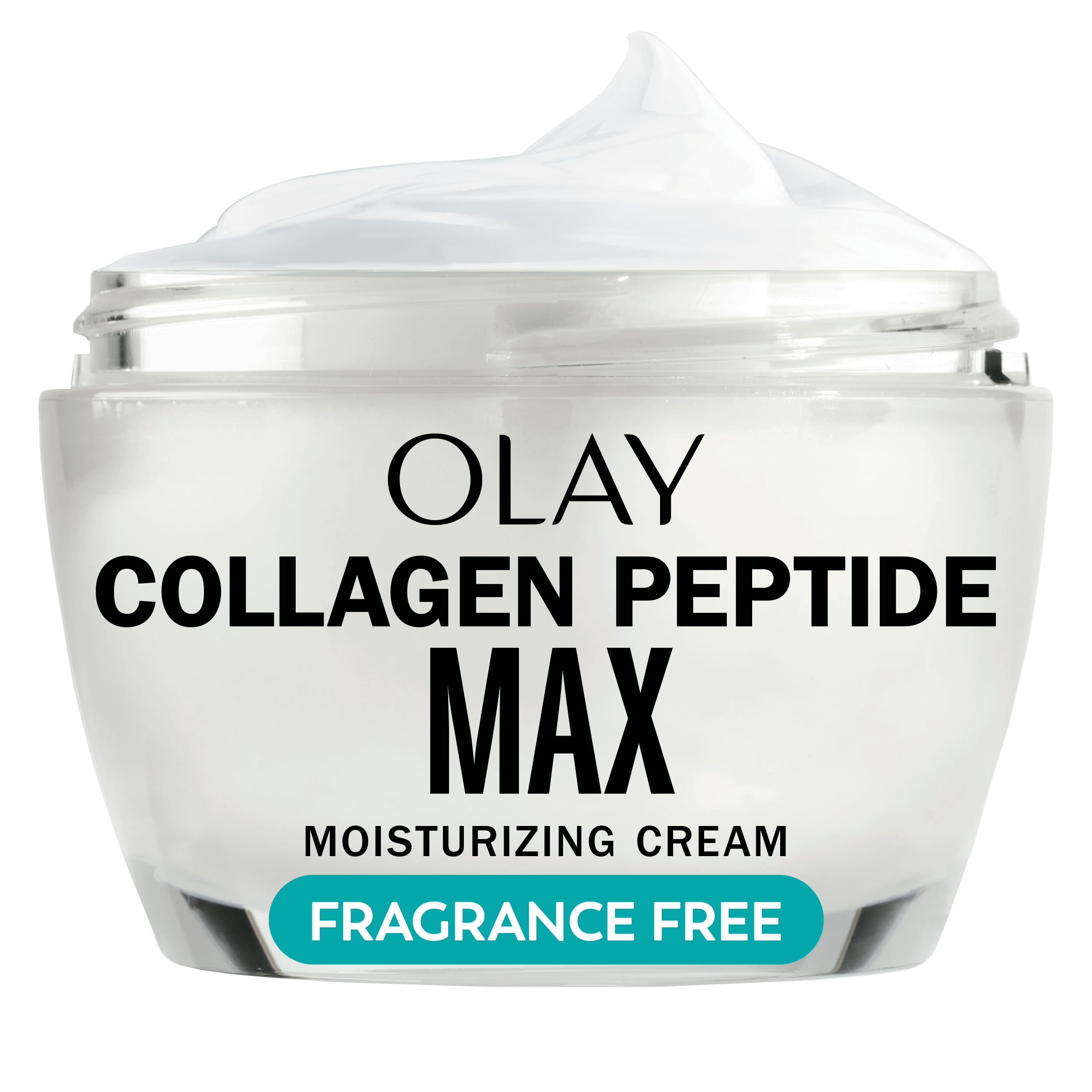Olay envase frontal de Collagen Peptide 24 MAX mostrando volumen y diseño