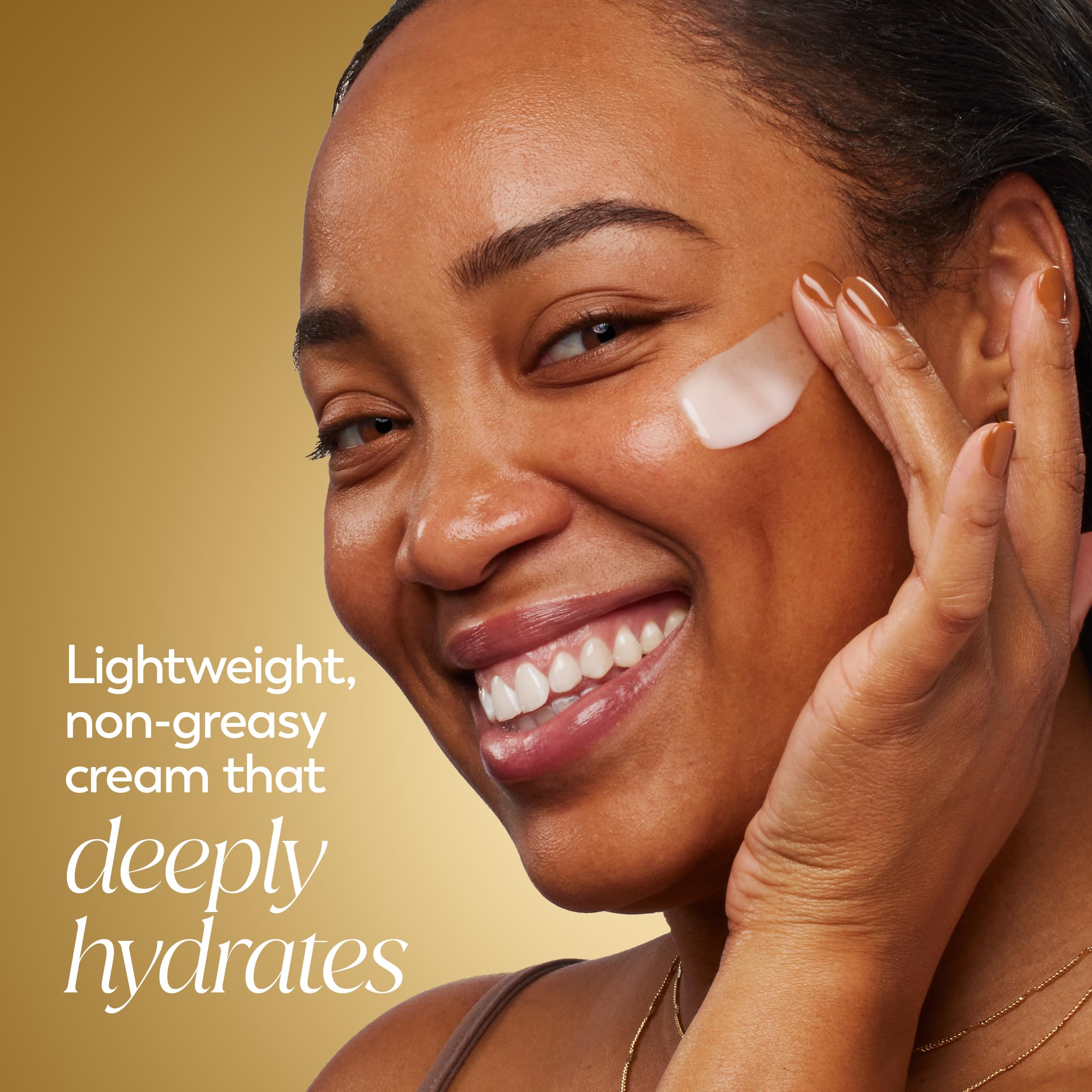 Olay ingredientes destacados Collagen Peptide y niacinamida en primer plano