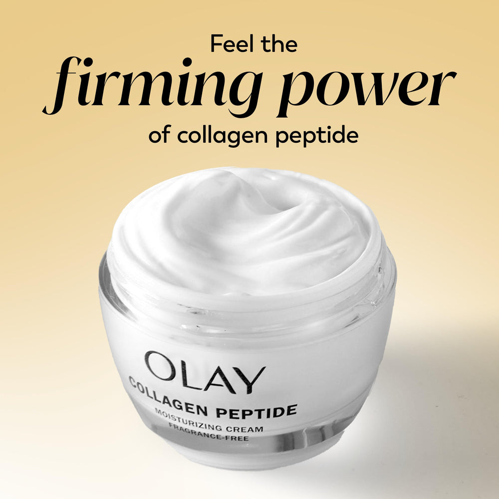 Olay imágenes comparativas antes y después que ilustran mejora de textura