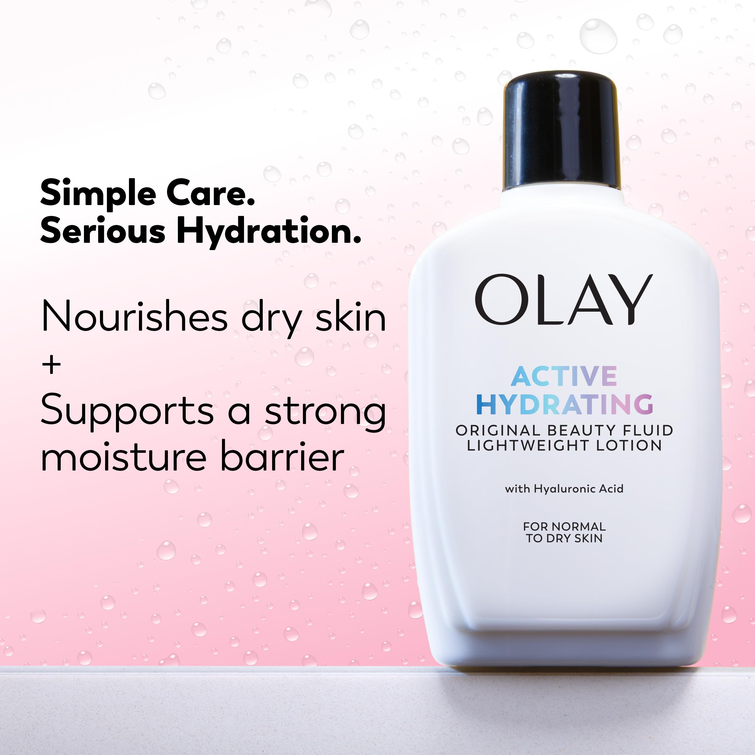 Olay envase abierto con dispensador, facilita aplicación controlada