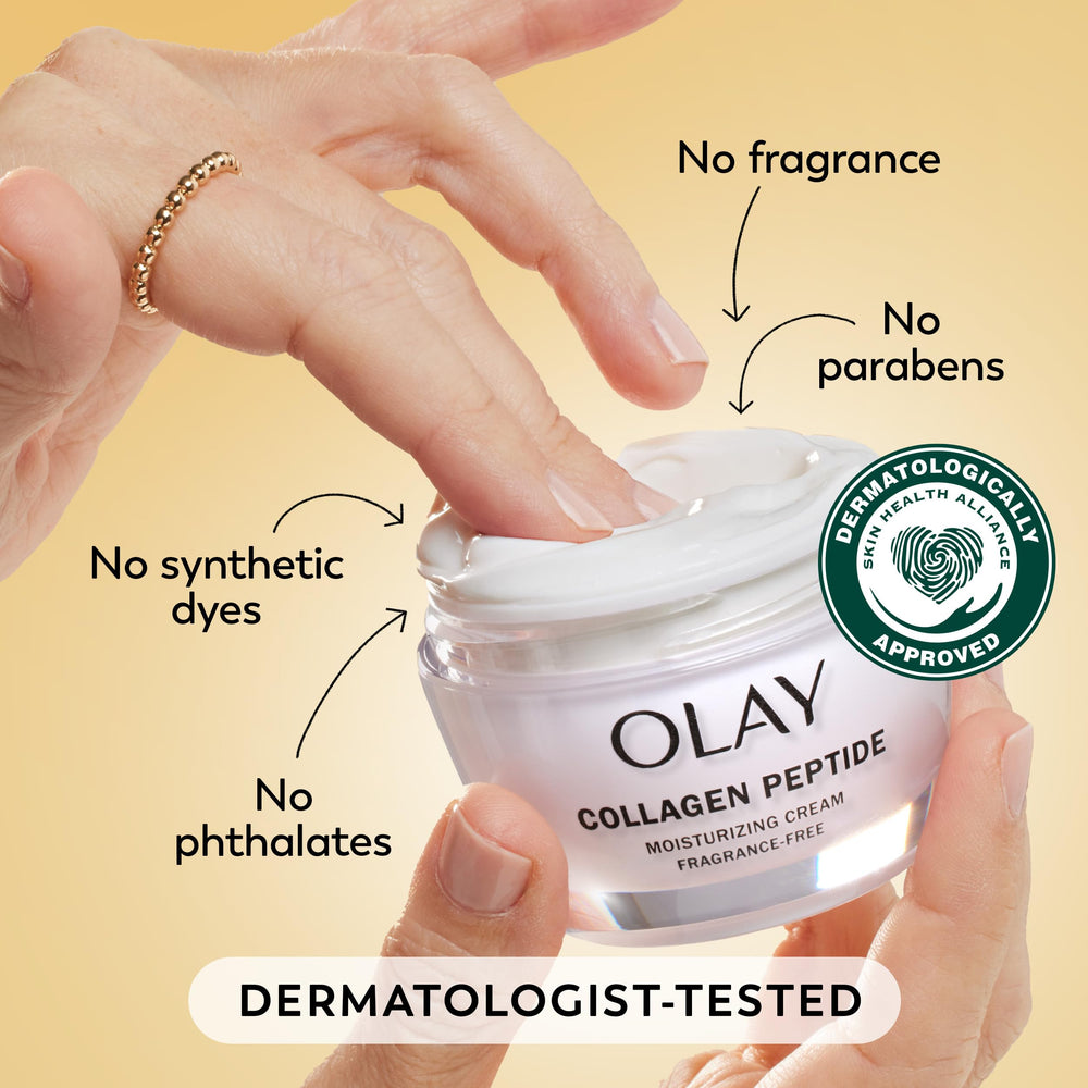 Olay etiqueta con lista de ingredientes destacando niacinamida beneficios